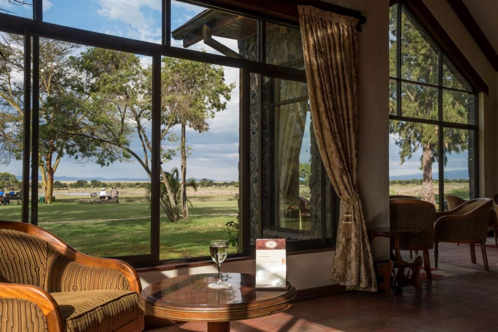 Rhino grazing at Ol Pejeta Conservancy and Sweetwaters in Laikipia